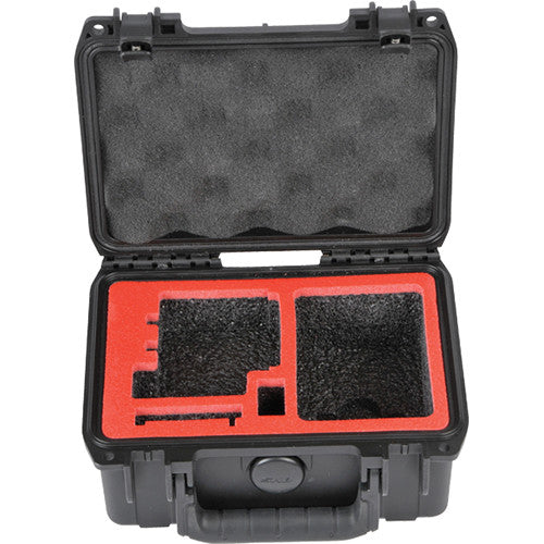 SKB iSeries 0705-3 Case Impermeable para GoPro con Espuma Personalizada y Compartimento de Accesorios