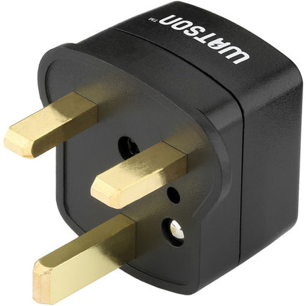Watson Adaptador de Corriente Reino Unido 3 Clavijas para Enchufe USA 2 Clavijas