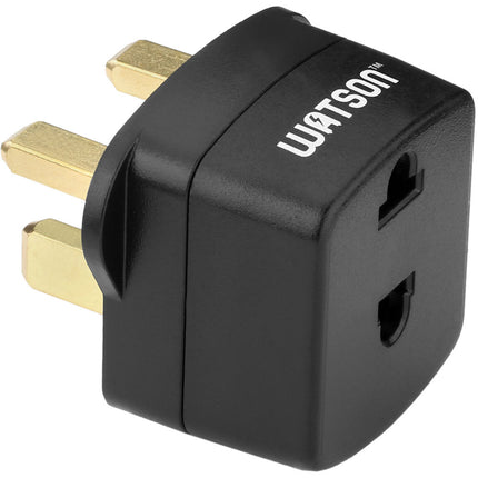 Watson Adaptador de Corriente Reino Unido 3 Clavijas para Enchufe USA 2 Clavijas