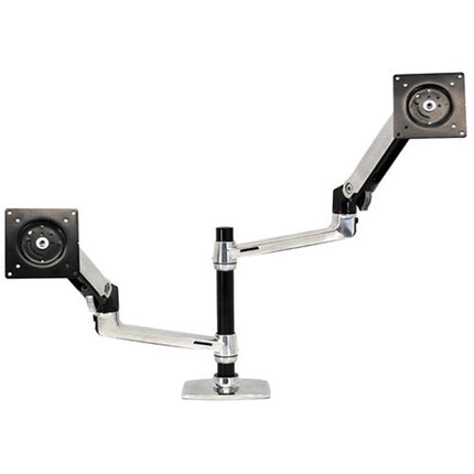 Ergotron LX Brazo Apilable Dual para Pantallas hasta 24" 13" Elevación