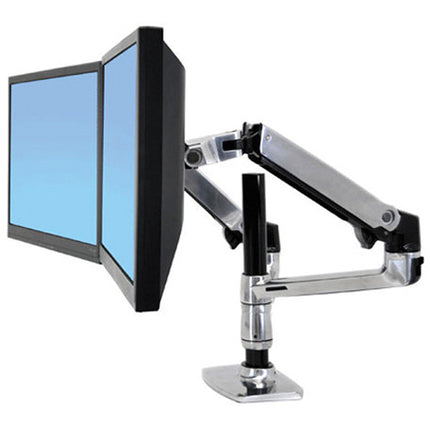 Ergotron LX Brazo Apilable Dual para Pantallas hasta 24" 13" Elevación