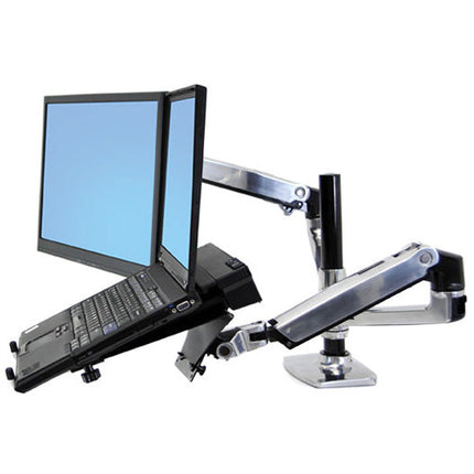 Ergotron LX Brazo Apilable Dual para Pantallas hasta 24" 13" Elevación