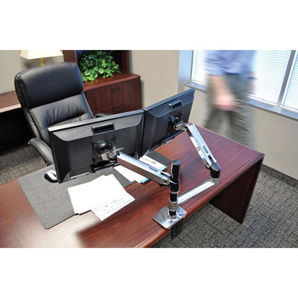 Ergotron LX Brazo Apilable Dual para Pantallas hasta 24" 13" Elevación