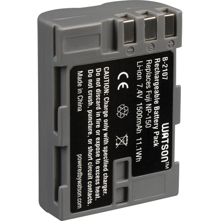 Batería de litio Watson NP-150 7.4V 1500mAh para Fujifilm con garantía