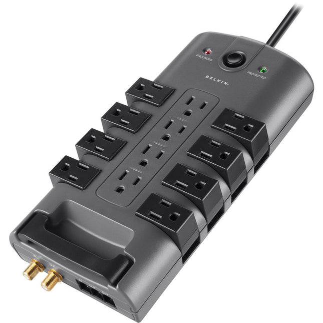 Belkin BP112230-08 Protector de Sobretensión con 12 Tomas 4320 Joules