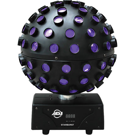 ADJ Starburst 6-Color LED Esfera Efecto DMX 34 Lentes 5x15W RGBWA UV