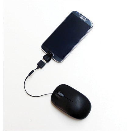 Tera Grand Adaptador Micro-USB a USB On-The-Go Negro 480 Mb/s