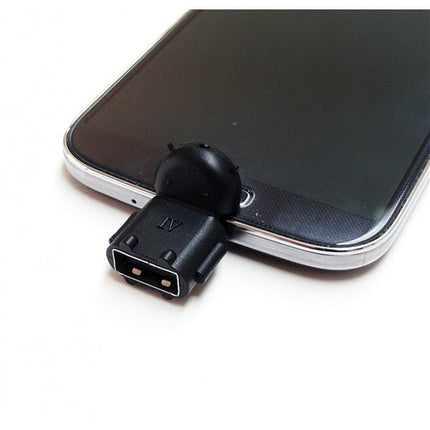 Tera Grand Adaptador Micro-USB a USB On-The-Go Negro 480 Mb/s