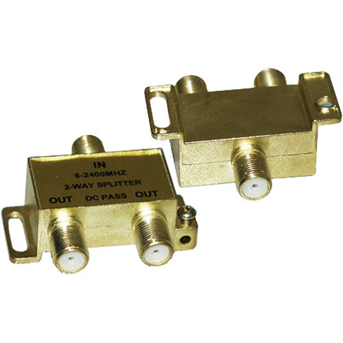 Tera Grand Divisor Coaxial F-Type 2 Vías 5-2400 MHz Compatible TV Satélite