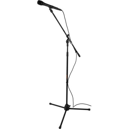 Shure SM58-CN Micrófono vocal dinámico con patrón cardioide y soporte telescópico