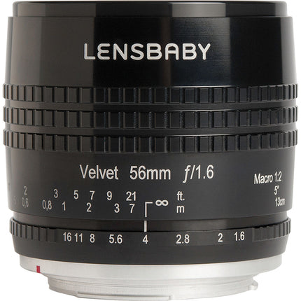 Lensbaby Velvet 56mm f1.6 para Nikon F con enfoque manual y efecto suave