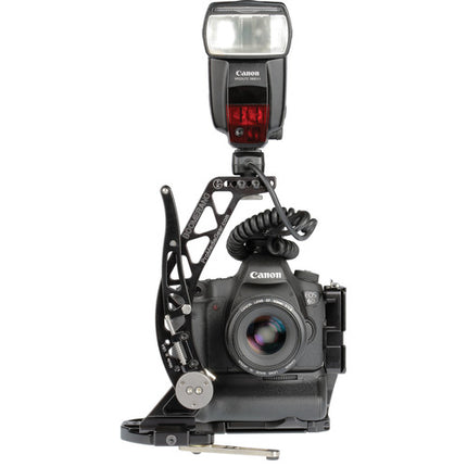 ProMediaGear BBGV2 Soporte Flash Black para Cámara con Empuñadura y Rotación 90°