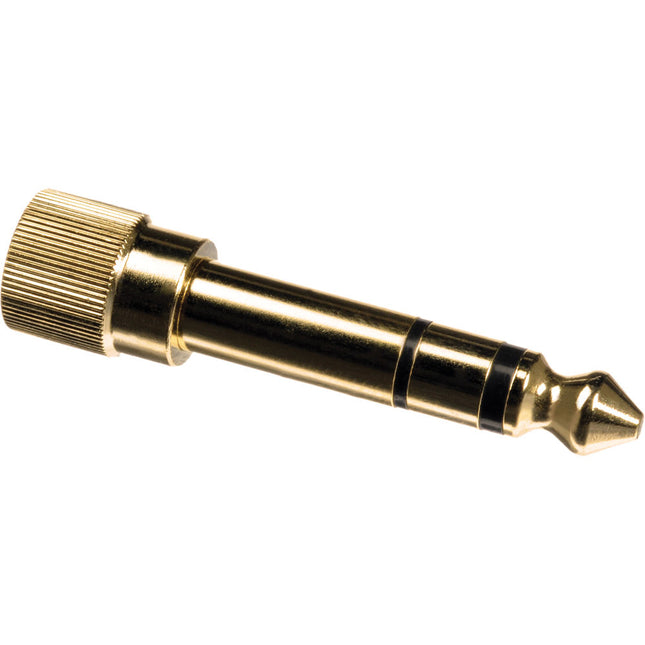 Pearstone Adaptador de 3.5mm a 1/4" con Conector Rosca Chapado en Oro