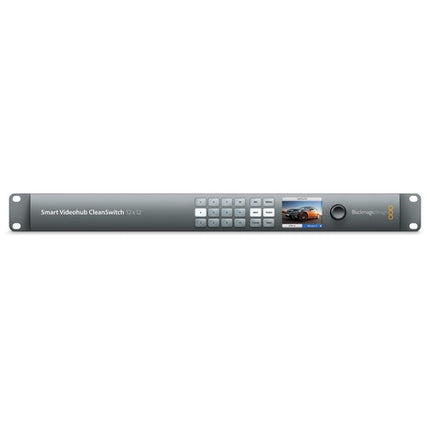 Blackmagic Design Smart Videohub CleanSwitch 12x12 6G-SDI con enrutador y sincronizador de cuadros