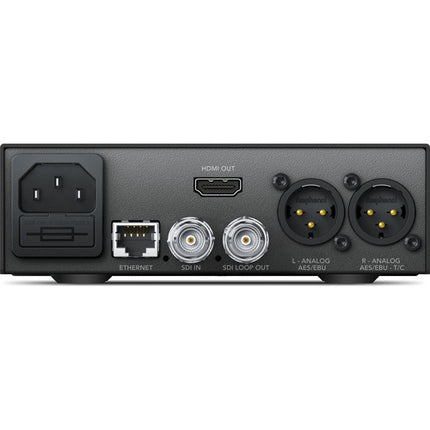 Blackmagic Design Teranex Mini Convertidor SDI a HDMI 12G 4K DCI 4096x2160p XLR Ethernet