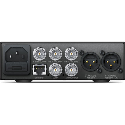 Blackmagic Design Teranex Mini Convertidor SDI 12G a Analógico 4K PoE Rack 1U