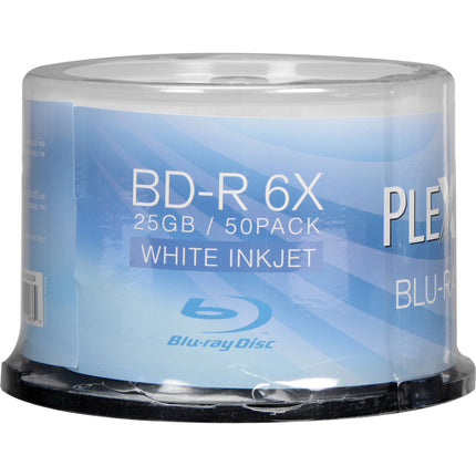 PlexDisc BD-R Discos Grabables 25GB 6x Velocidad 50 Unidades