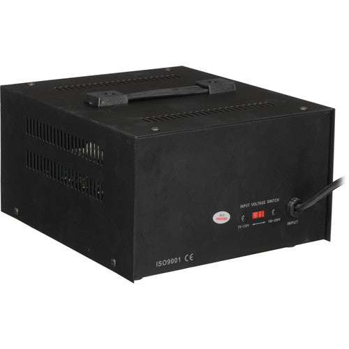 Sevenstar AR-1500 Regulador de Voltaje Automático 1500W 110V a 240V con Adaptador Plana