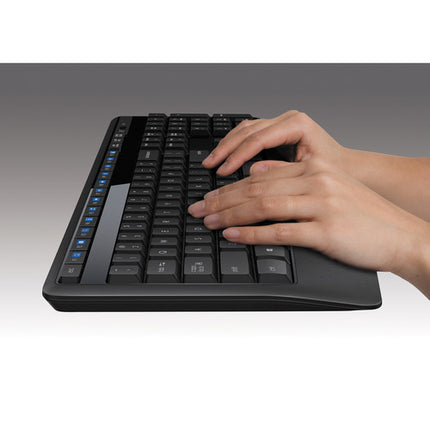 Logitech MK345 Combo inalámbrico teclado tamaño completo mouse óptico