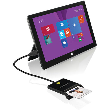 IOGEAR GSR212 Lector de Tarjetas USB Compatible USB-CCID FIPS-201