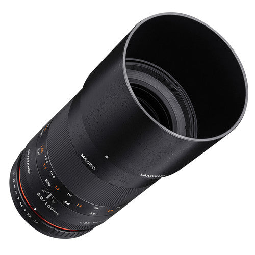 Samyang 100mm f2.8 ED UMC Objetivo Macro para Fujifilm X APS-C 1:1 Mínimo enfoque 1m