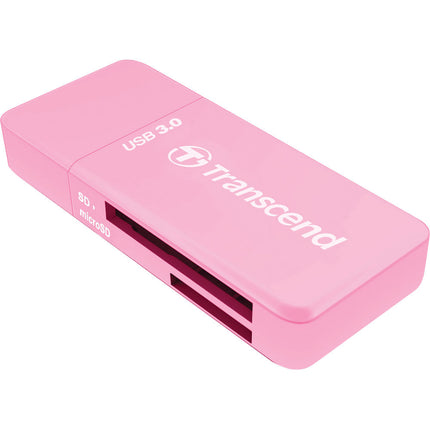 Transcend RDF5 Lector de tarjetas SDHC SDXC microSDHC microSDXC USB 3.1 Gen 1 Rosa