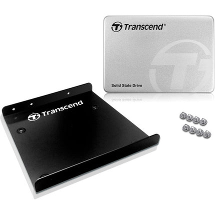 Transcend 128GB SSD370S SSD Interno SATA III 2.5" 560 MB/s 7mm con Soporte 3.5"