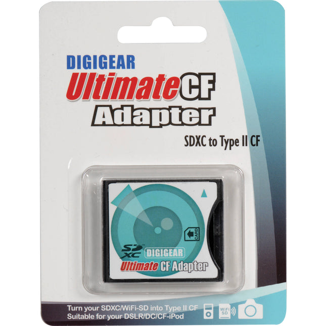 DigiGear Extreme SD-HC-XC a adaptador CF alta velocidad compatible UDMA