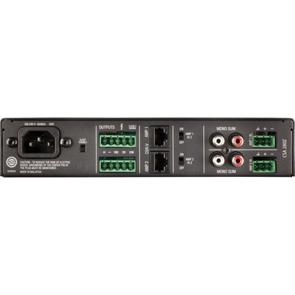 JBL CSA 280Z Amplificador de Audio 2 x 80W con Fuente Universal y Kit Rack