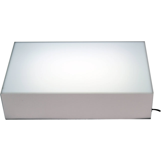 Porta-Trace Gagne Caja de Luz LED 11x18" Marco ABS Blanco Montable