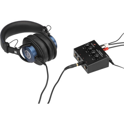 Polsen HPA-4X2 Amplificador de Auriculares Estéreo 4 Canales con Entradas RCA y 4 Salidas 1/4"