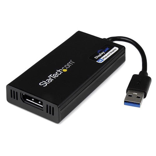 StarTech Adaptador USB 3.0 a DisplayPort 4K Negro Resolución 3840x2160