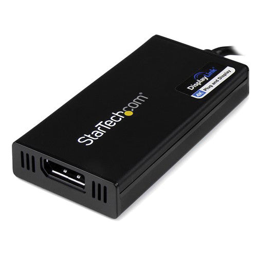 StarTech Adaptador USB 3.0 a DisplayPort 4K Negro Resolución 3840x2160