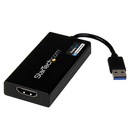 StarTech Adaptador USB 3.0 a HDMI 4K Resolución 3840x2160 Negro