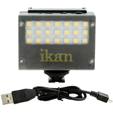 ikan iLED-MA Luz Micro Flood 21 LEDs 5600K Batería Recargable
