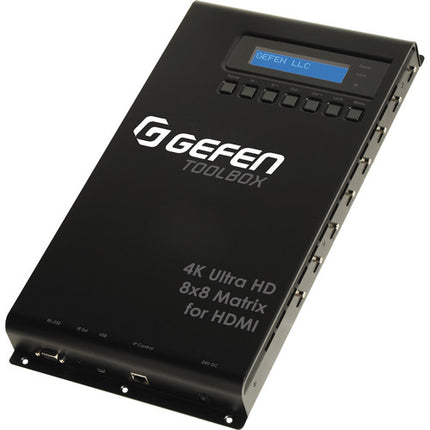 Gefen ToolBox 8x8 Matrix Switcher HDMI 4K con control remoto IR