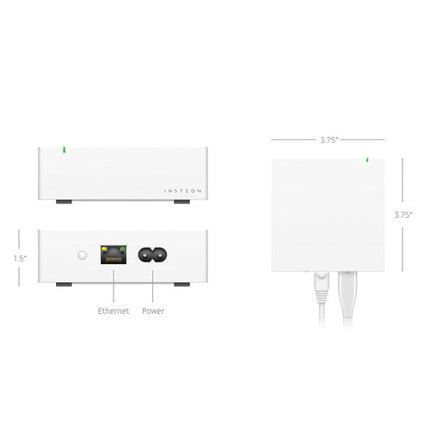Insteon 2245-222 Hub Central Controlador Central Automatización hasta 76 m con Cable Ethernet