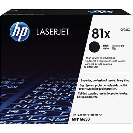 HP 81X Cartucho de Tóner Negro Alta Capacidad para LaserJet