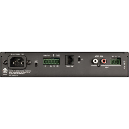 JBL CSA 180Z Amplificador de Audio 80W 4 8 Ohm con Euroblock y Rack-Mount