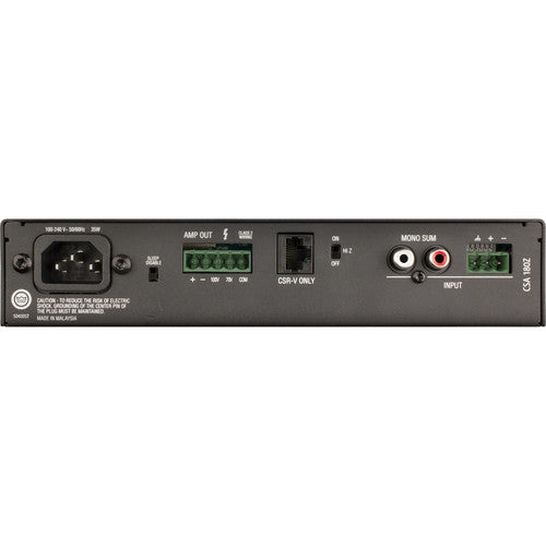 JBL CSA 180Z Amplificador de Audio 80W 4 8 Ohm con Euroblock y Rack-Mount