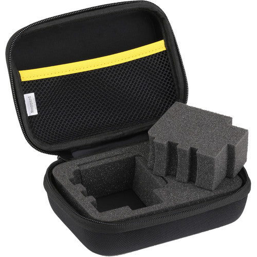 Funda rígida Ruggard EVA para cámaras GoPro pequeña resistente al agua con compartimentos interiores