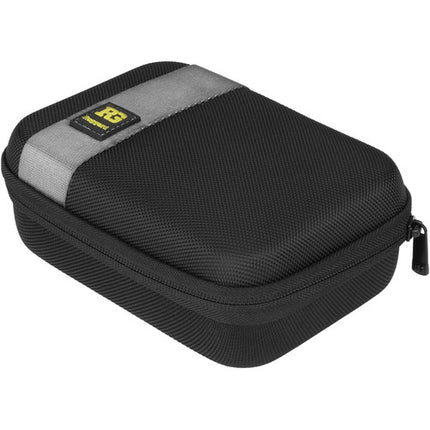 Funda rígida Ruggard EVA para cámaras GoPro pequeña resistente al agua con compartimentos interiores