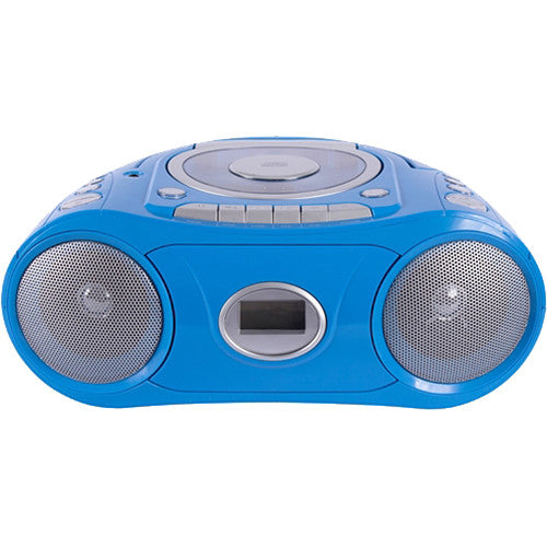 HamiltonBuhl AudioAce Radio Portátil Bluetooth CD Cassette Azul portátil
