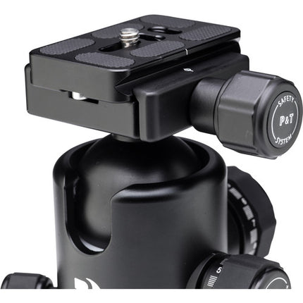 Benro B4 Cabezal esférico triple acción Capacidad 44.1 lb Altura 4.5" con placa rápida PU70