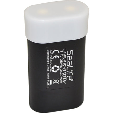 SeaLife SL9831 Batería Recargable de Litio 7.4V 3400mAh para Luces LED de Buceo