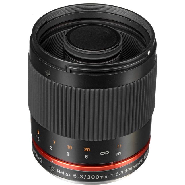 Samyang Reflex 300mm f/6.3 ED UMC CS Teleobjetivo para Fujifilm X Montura APS-C 450mm Equivalente Kit completo