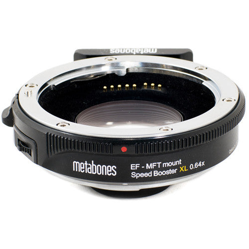 Metabones T Speed Booster XL 0.64x Adaptador Canon EF a Micro Cuatro Tercios con Control de Apertura y Pie de Trípode