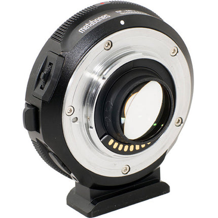 Metabones T Speed Booster XL 0.64x Adaptador Canon EF a Micro Cuatro Tercios con Control de Apertura y Pie de Trípode