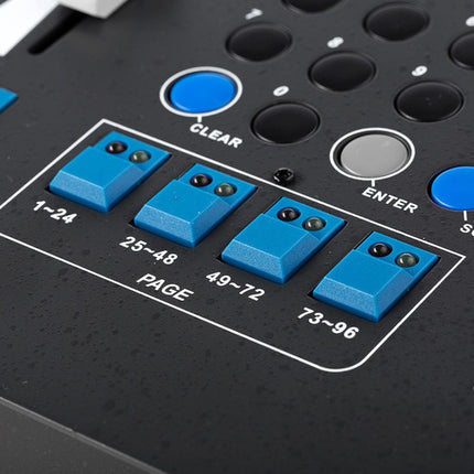 ikan IDX-096 Consola DMX 96 Canales con Lámpara Flexible y Cable de Poder