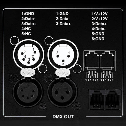 ikan IDX-096 Consola DMX 96 Canales con Lámpara Flexible y Cable de Poder